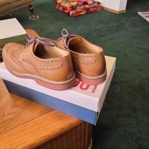 1901 Tan Leather Oxfords